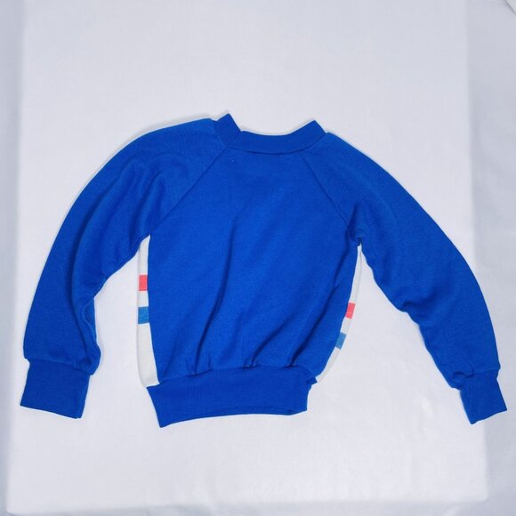 Vintage 1980s Toddler Aviator Pilot Teddy Bear Sweatshirt Sweater Shirt 3T - Picture 6 of 11